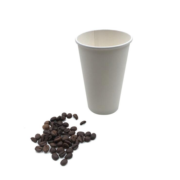 100% 生分解性の使い捨て単壁コーヒー紙コップ