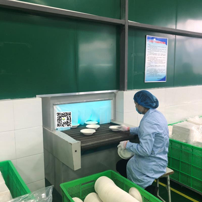 サトウキビバガス食器製作工房の展示