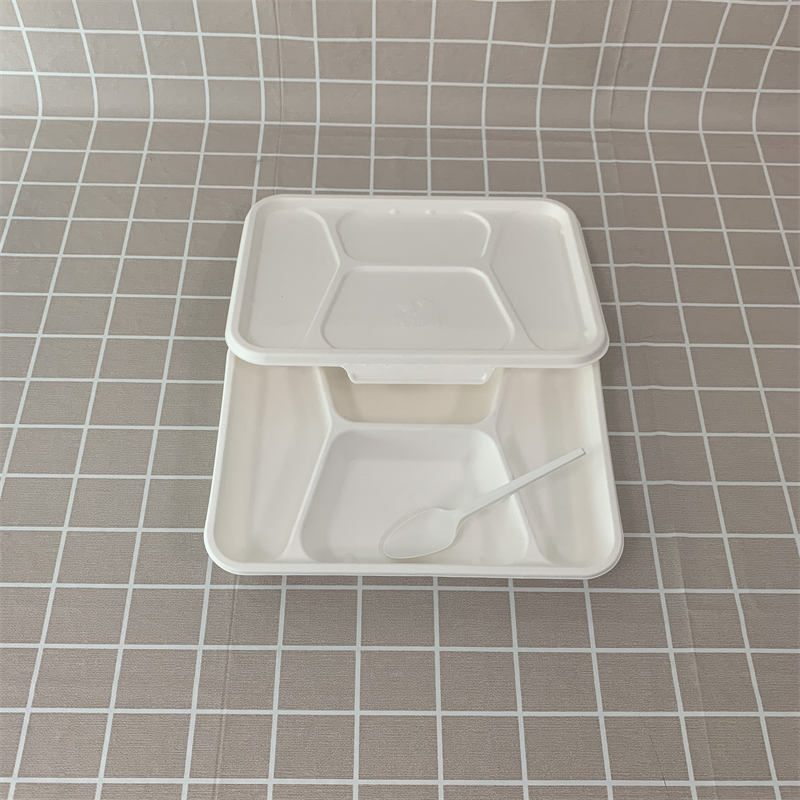 紙パルプ 4 コンパートメント トレイ